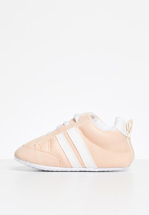 Pop Candy - Girls pu sneaker - pink & white