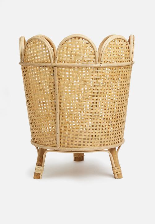 Sixth Floor - Nan bamboo planter - natural