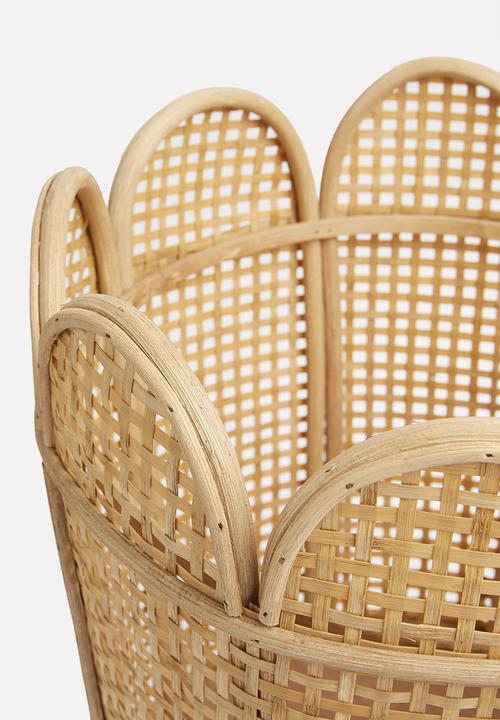 Sixth Floor - Nan bamboo planter - natural