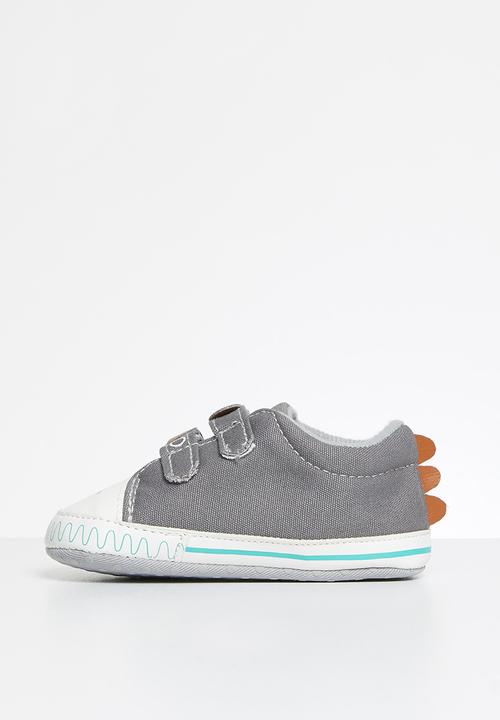 Pop Candy - Boys character velcro strap sneaker - grey