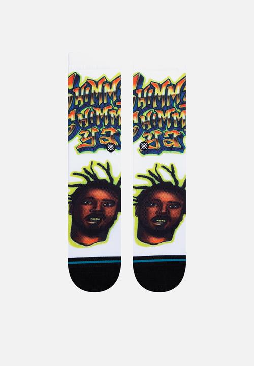 Stance Socks - Shimmy shimmy ya socks - white multi