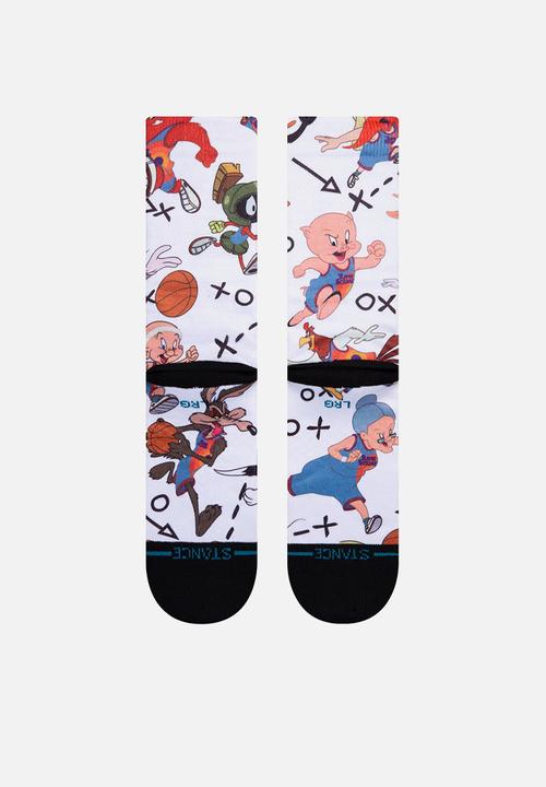 Stance Socks - Tune conversational socks - white multi