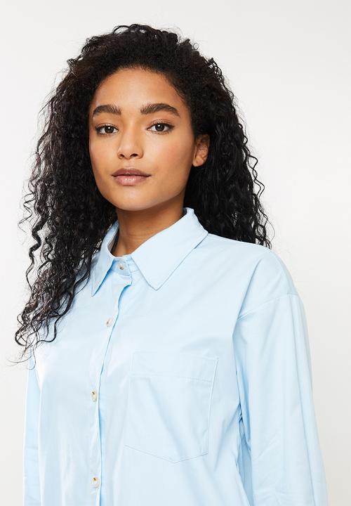 STYLE REPUBLIC - Maxi shirt dress - blue