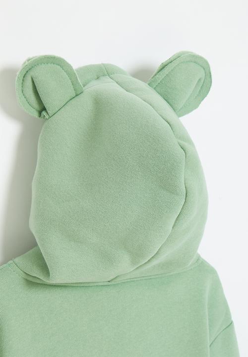Pop Candy - Girls hoodie with ears - green