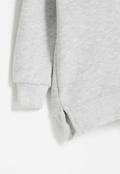 Pop Candy - Girls hoodie with ears - grey