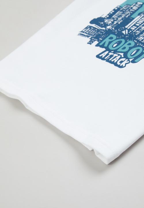 Pop Candy - Printed short sleeve graphic tee - white