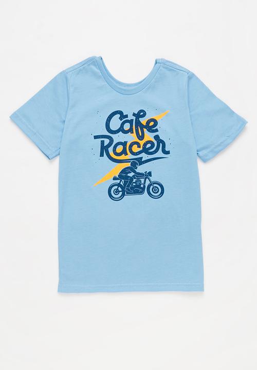 Pop Candy - 2 Pack graphic short sleeve tee - navy & blue