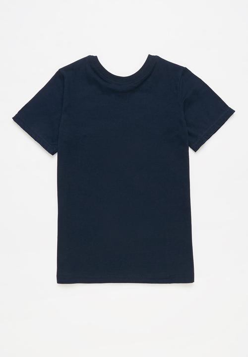 Pop Candy - 2 Pack graphic short sleeve tee - navy & blue