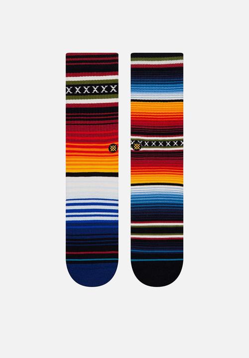 Stance Socks - Curren st crew socks - red multi