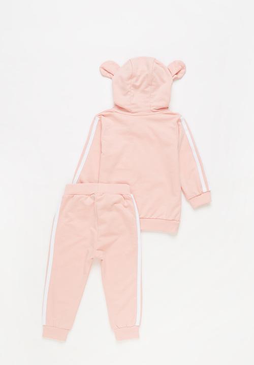 Pop Candy - Girls tracksuit with ears - pink