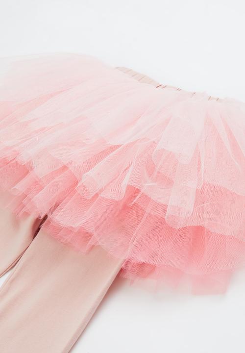 Pop Candy - Girls tutu leggings - pink