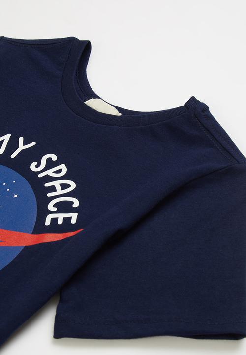 Superbalist Kids - Yb nasa short sleeve tee - navy