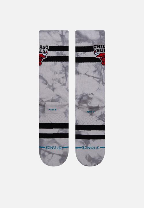 Stance Socks - Bulls dyed socks - grey & black