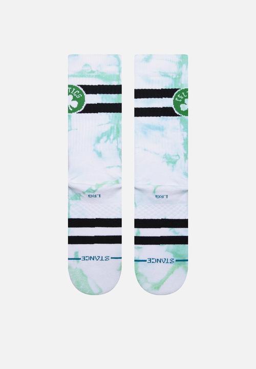 Stance Socks - Celtics dyed socks - neon green