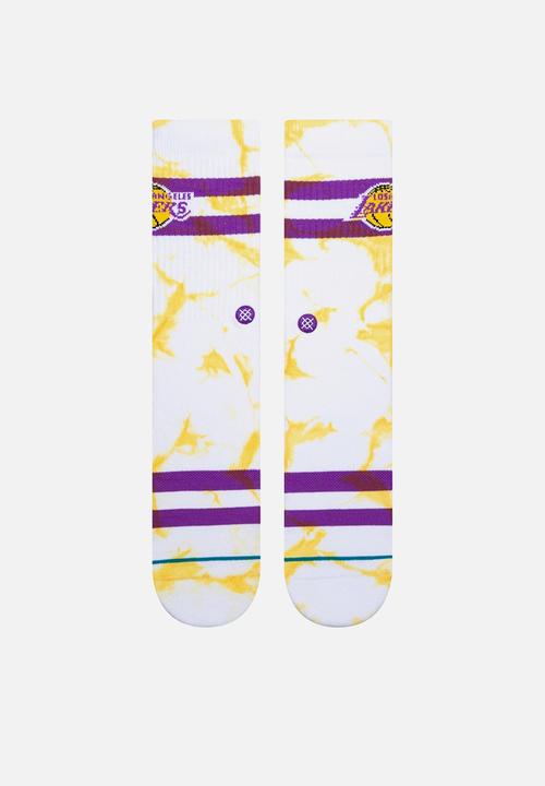 Stance Socks - Lakers dyed socks - multi