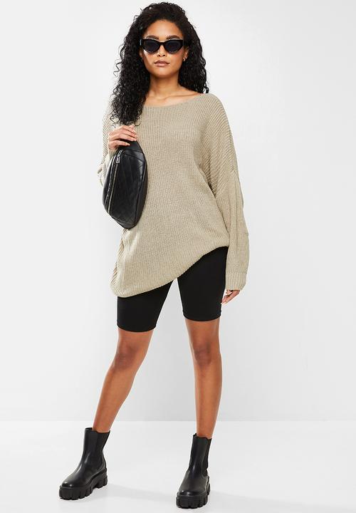 dailyfriday - Slouchy jumper - stone