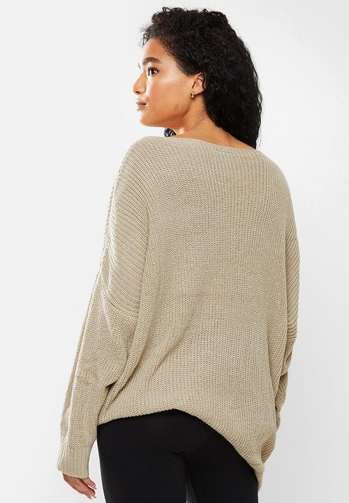 dailyfriday - Slouchy jumper - stone
