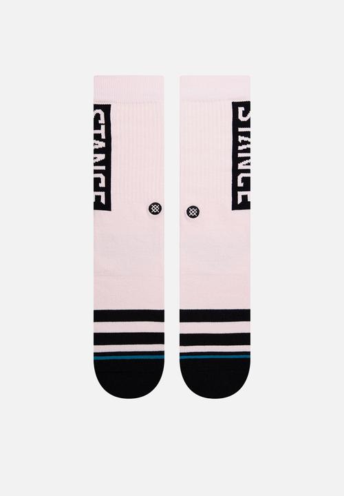 Stance Socks - Og socks - pink & black 