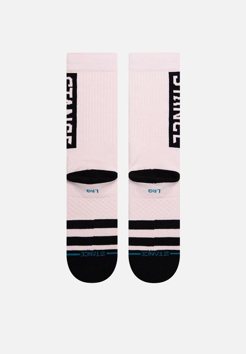 Stance Socks - Og socks - pink & black 