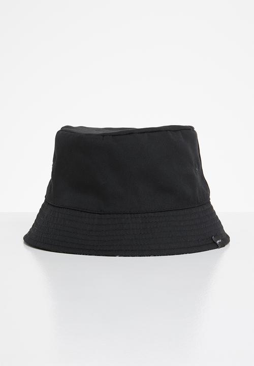 Superbalist - Reversible bandana bucket hat - black