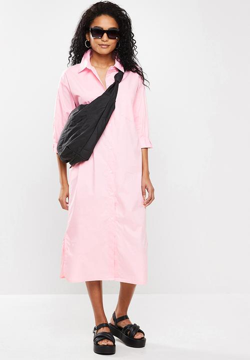 STYLE REPUBLIC - Maxi shirt dress - pink