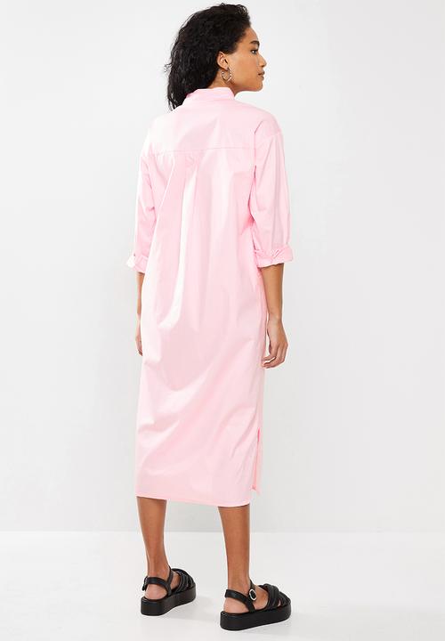 STYLE REPUBLIC - Maxi shirt dress - pink