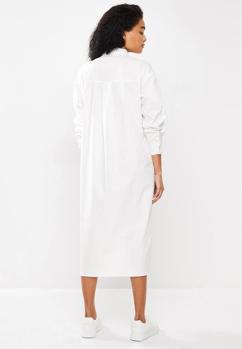 STYLE REPUBLIC - Maxi shirt dress - white