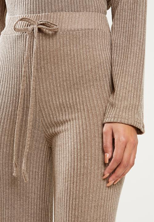 STYLE REPUBLIC - Hoodie & pants lounge set - brown