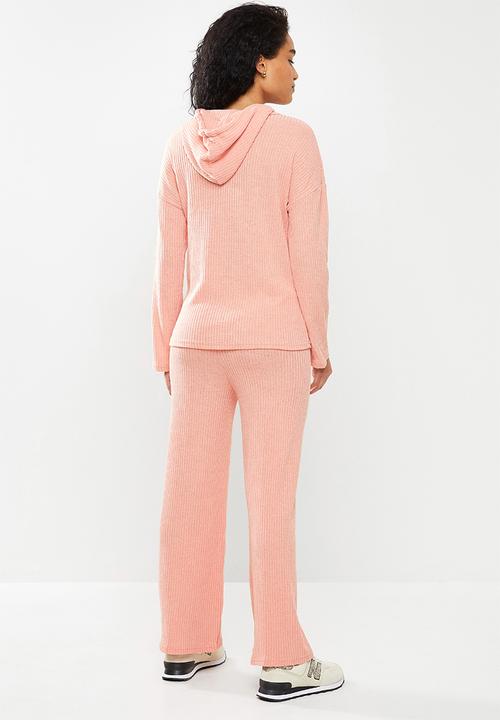 STYLE REPUBLIC - Hoodie & pants lounge set - dark pink