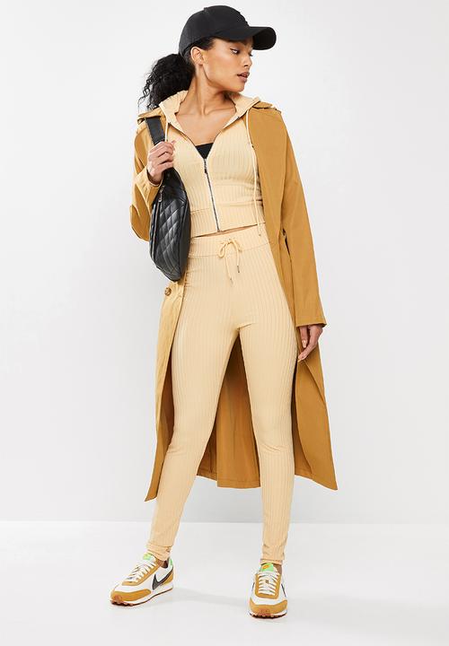 STYLE REPUBLIC - Crop hoodie & track pants set - cream