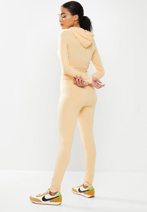 STYLE REPUBLIC - Crop hoodie & track pants set - cream