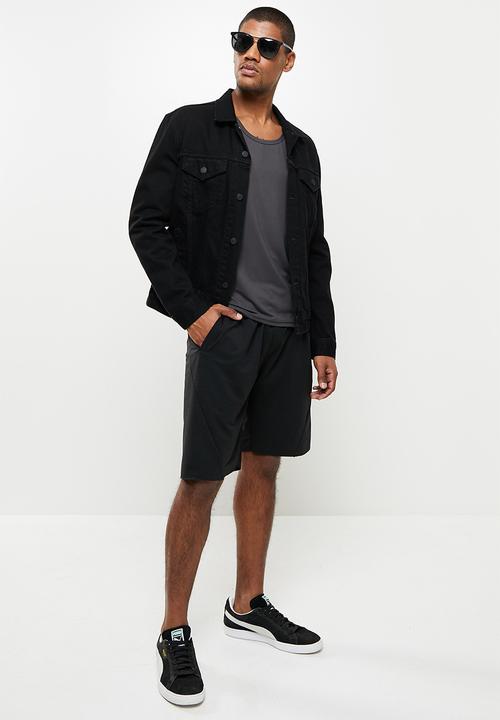 basicthread - Sweatshort - black 