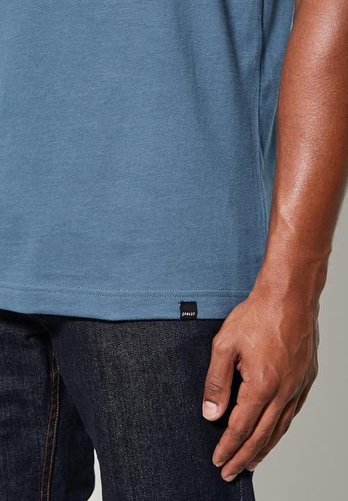 Superbalist - Aaron relaxed fit crew tee - blue