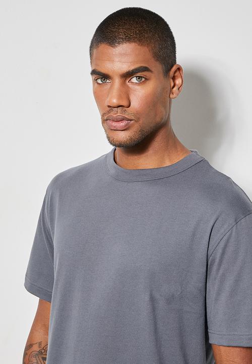 Superbalist - Aaron relaxed fit crew tee - dark grey