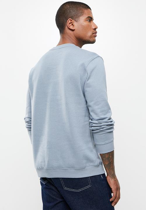 Cotton On - Graphic crew fleece - blue