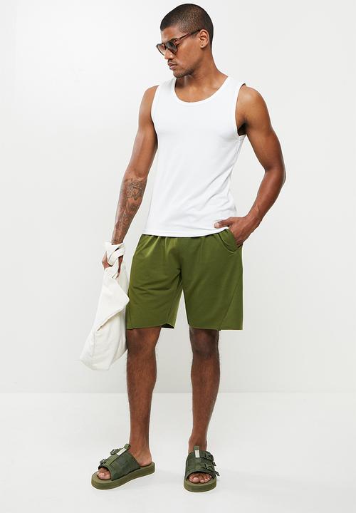 basicthread - Sweatshort - khaki