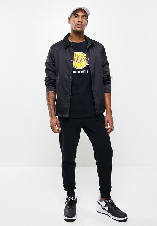 NBA - Icon lakers straight hem printed T-shirt - black