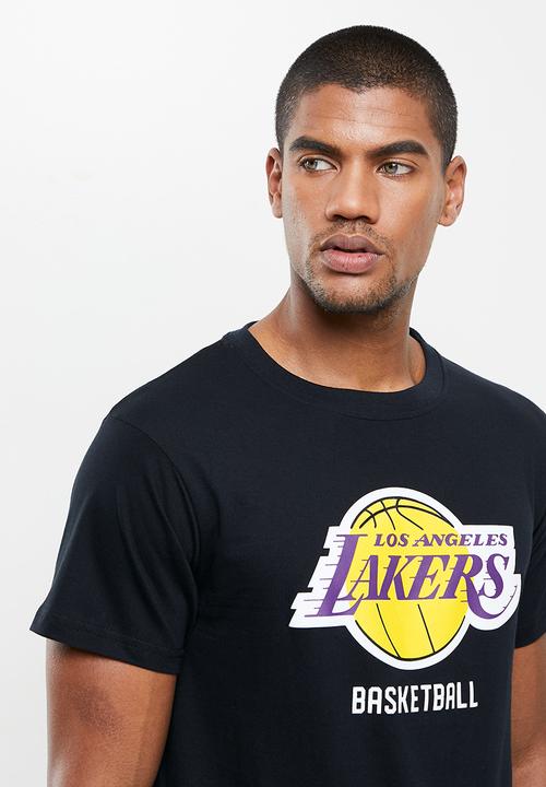 NBA - Icon lakers straight hem printed T-shirt - black