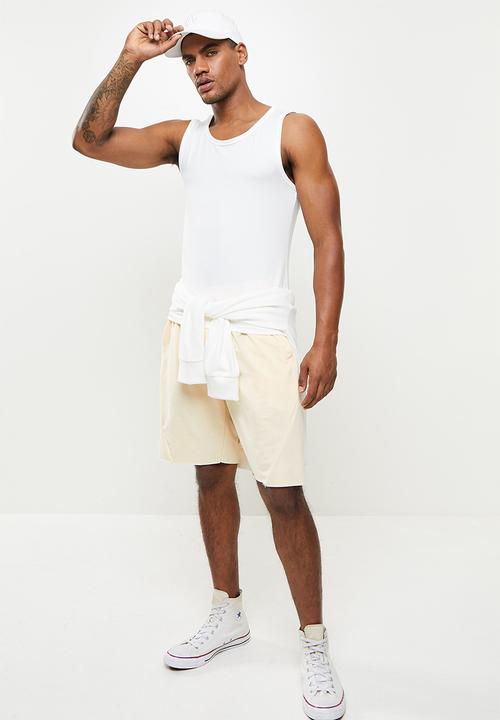 basicthread - Slim fit vest - white 