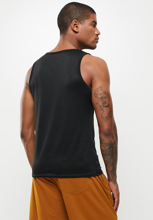basicthread - Slim fit vest - black 