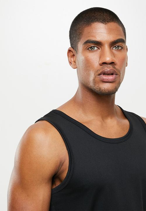 basicthread - Slim fit vest - black 