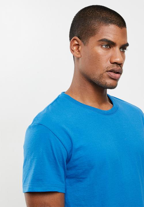 basicthread - Crew neck t-shirt - blue 