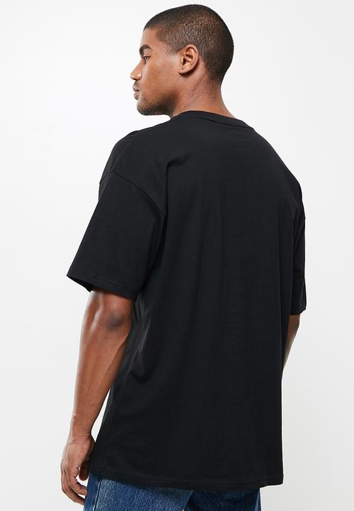 Factorie - Oversized graphic T-shirt - black