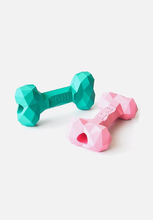Urbanpaws - Silicone bone chew toy - blue