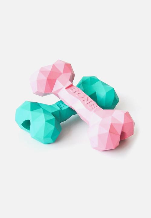 Urbanpaws - Silicone bone chew toy - blue