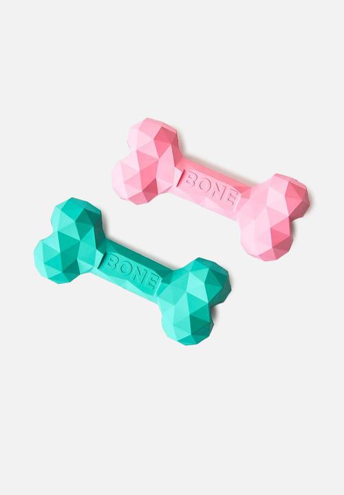 Urbanpaws - Silicone bone chew toy - pink