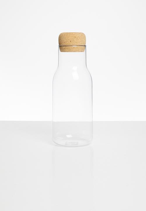 Sixth Floor - Akira cork glass oil & vinegar set - 700ml & 400ml