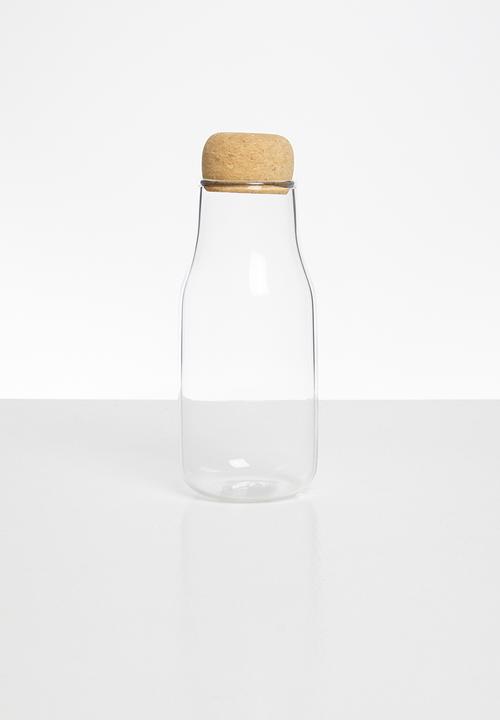 Sixth Floor - Akira cork glass oil & vinegar set - 700ml & 400ml