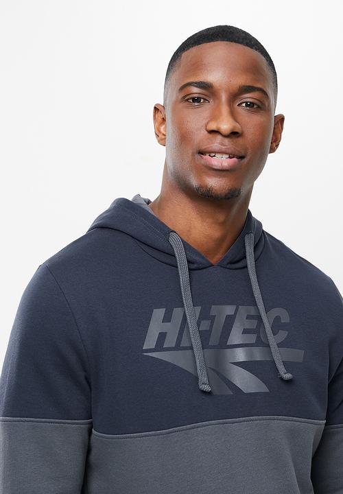 Hi-Tec - Mens retro hoody - navy