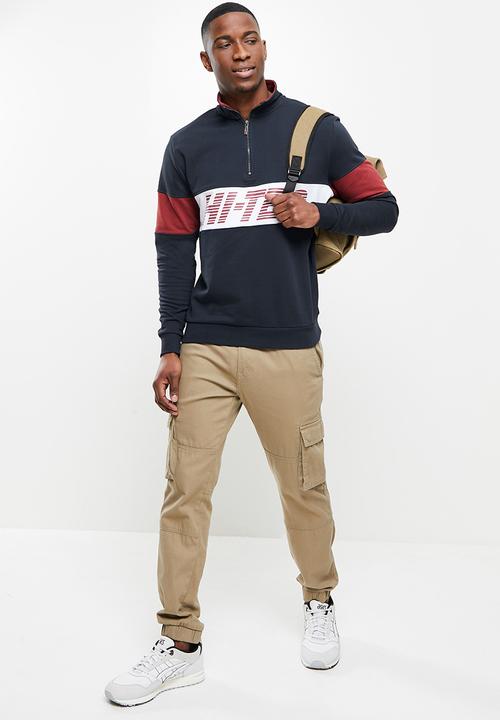 Hi-Tec - Heritage 1/4 zip sweater - multi